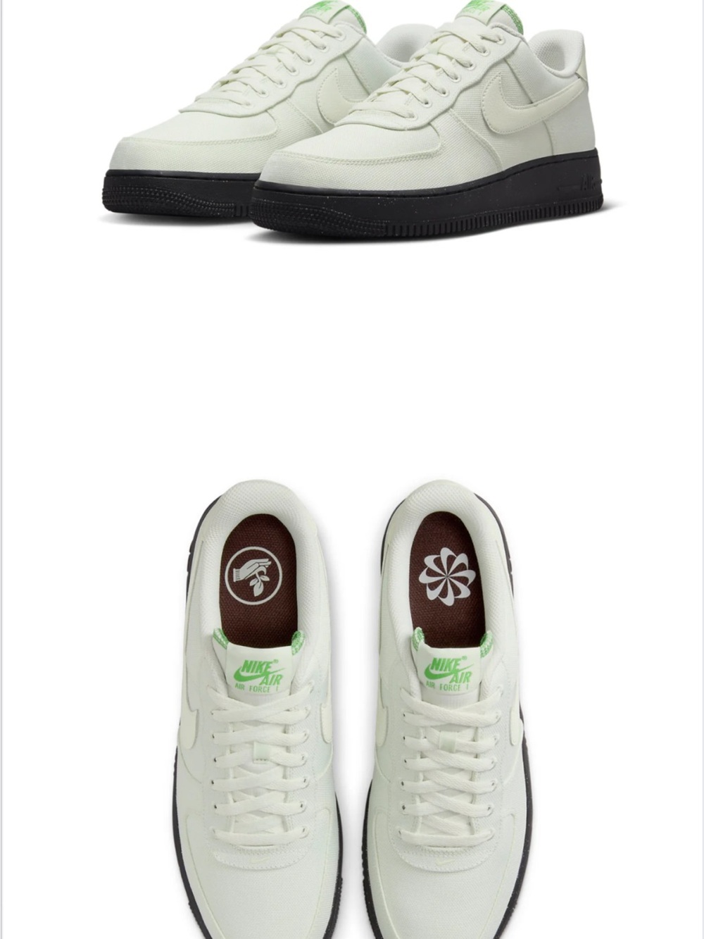 Nike Air Force 1 Low LV8
Sea Glass and Black Size 10.5